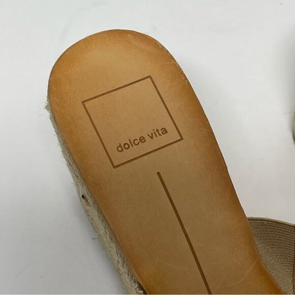 Dolce Vita Bela Leopard Spotted Wedge Sandals Size 8 - Picture 8 of 11